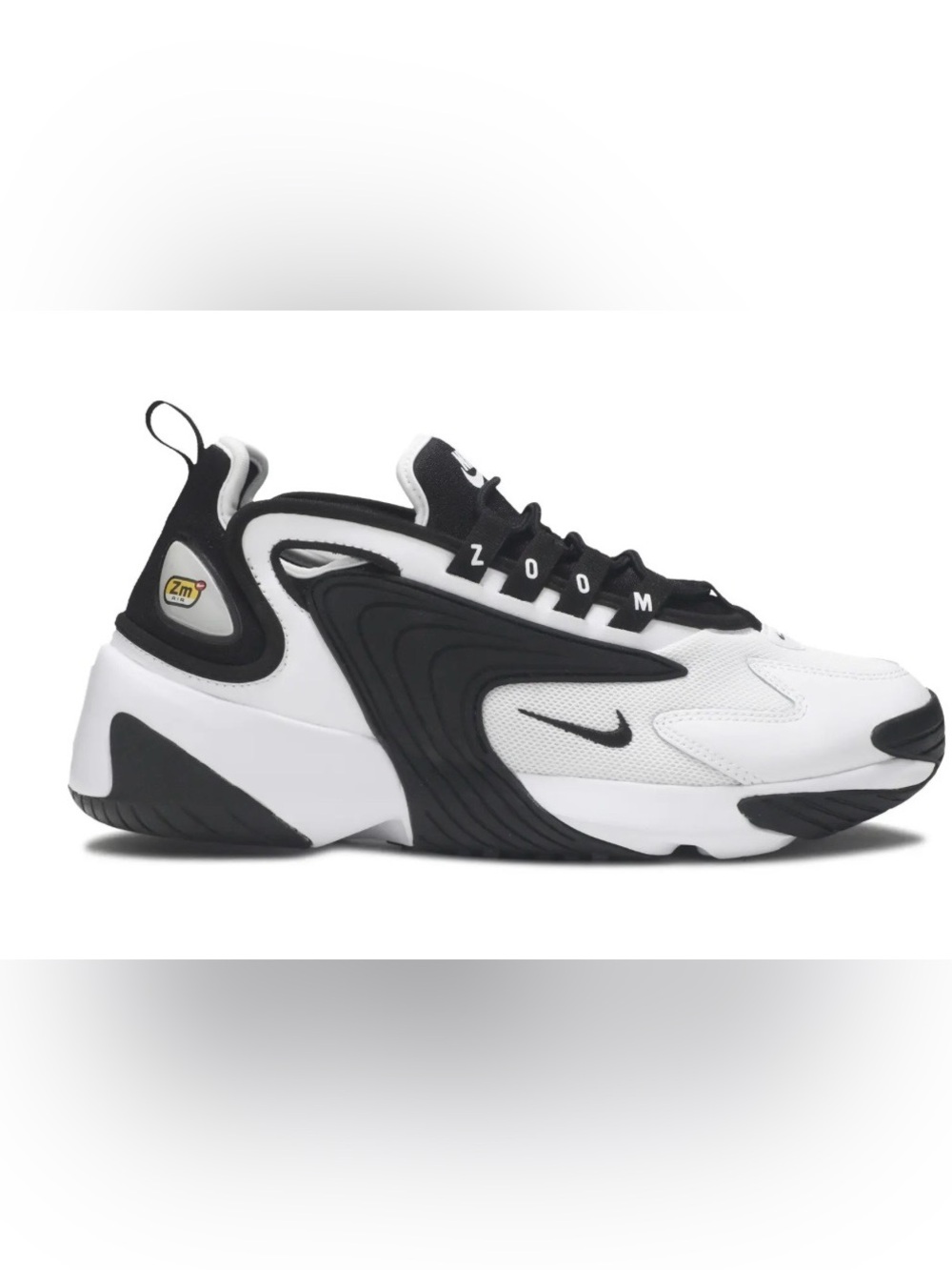 Nike WMNS ZOOM 2K 'WHITE BLACK’ size 5